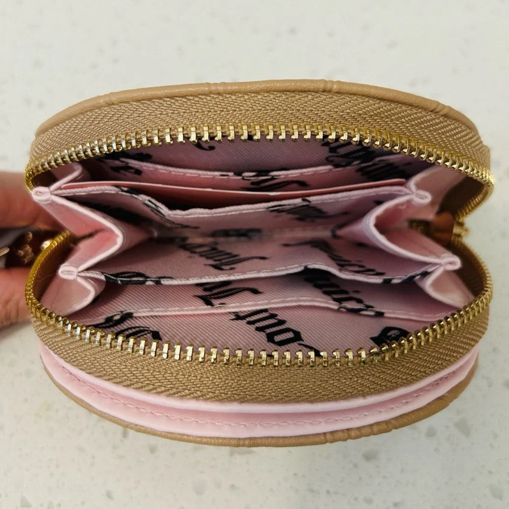🪞Juicy Couture Drama Queen Mirror Wallet Pecan NWT💎